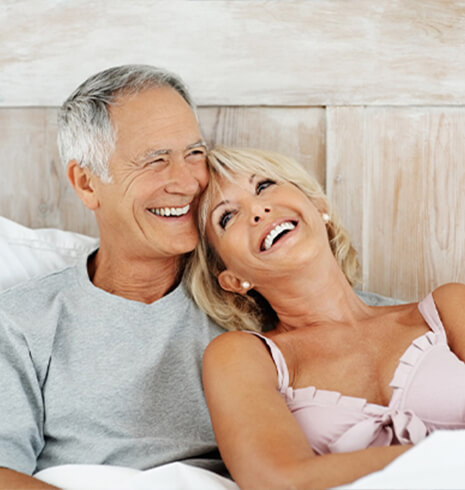 older couple smiling